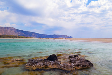 Wall Mural - Elafonissi beach on Crete, Greece