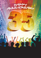 Wall Mural - Thirty-fifth anniversary