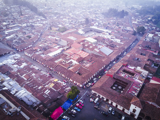 Wall Mural - traditional town aerial