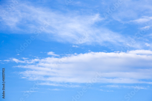 Fotografie, Obraz the beautiful blue sky with clouds background