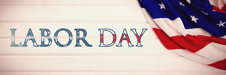 Poster - Composite image of poster of  labor day text