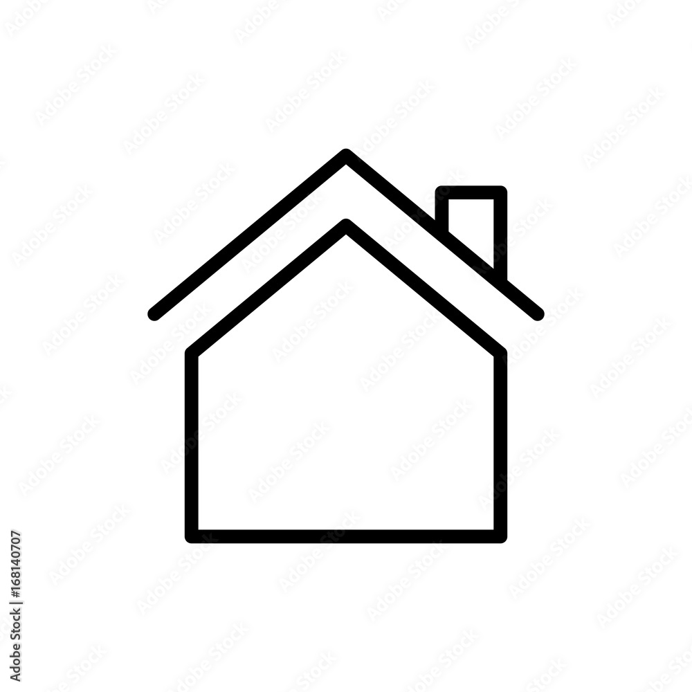 Premium home icon or logo in line style Stock Vector | Adobe Stock