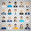 © ssstocker - Business people avatars on transparent background