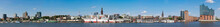 Hamburger Hafen Skyline Panorama