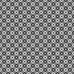 Wall Mural - Vector seamless geometric pattern. Simple texture of squares. Black-and-white background. Monochrome design. Vector EPS10