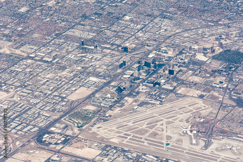 Zdjęcie XXL Widok z lotu ptaka Las Vegas, Nevada