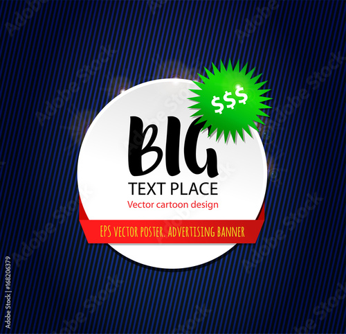 Vector Template For Web Advertising Banner Sale Border Shopping