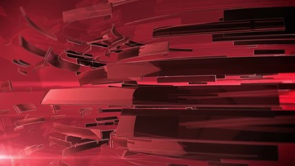 Poster - Abstract Technology Background with lens flare. Depth of field.