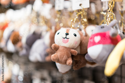 BANGKOK,THAILAND - 2 FEBRUARY 2017 : Rilakkuma dolls hanging for sale Tableau sur Toile