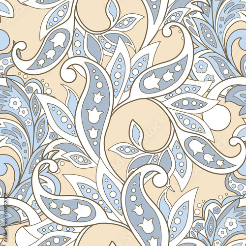 Fotografía floral vector illustration in damask style