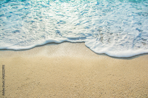 Fotografía beautiful wave of ocean on the beach