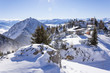 canvas print picture - Alpen, Winter, Urlaub, Freizeit, Wandern, Schnee, Sonne