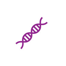 Ancestry Or Genealogy Icon  And DNA Helix