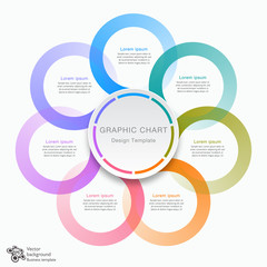 Canvas Print - Infographics Vector Background 7-Step Process