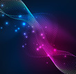 © antishock - Vector wave particles background