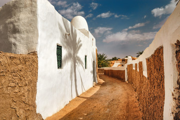 Ghadames, ancient berber city, Libya, UNESCO wold heritage site. The pearl of the desert.