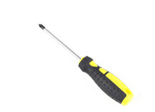 Philips Head Screwdriver With Plastic Yellow And Black Handle