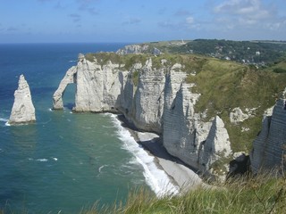 Sticker - Falaises d'Etretat, Normandie, France