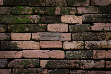 Old brick wall texture background