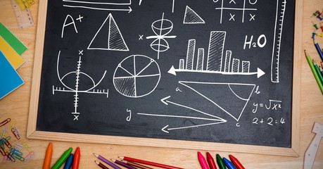 Poster - diagrams on blackboard