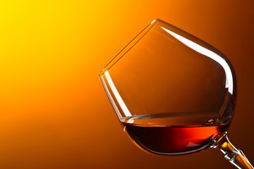 Snifter of brandy .