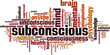 © laufer - Subconscious word cloud