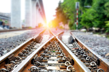 Railroad Tracks, Railway, Track, Rail
