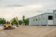 © bannafarsai - mobile building in industrial site or office container in construction site