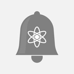 Canvas Print - Isolated bell with an atom