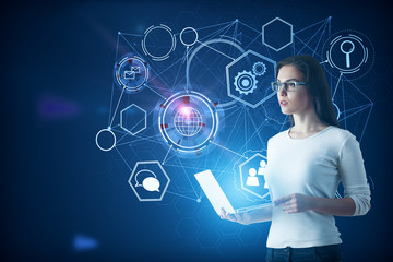 Communication and internet concept