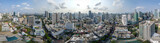 Fototapeta  - Bangkok City 360° panorama, Nana and Sukhumvit Road