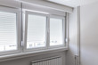 Leinwandbild Motiv PVC window in room
