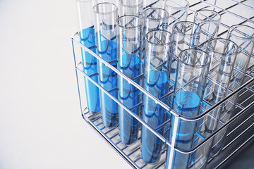 Poster - Blue lab background