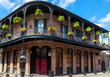 Traditional house in the French Quarter New Orleans USA