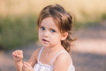 Wall Mural - Toddler portrait