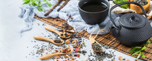 Selection Of Japanese Chinese Herbal Masala Tea Teapot