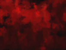 Red Black Background Of Smears Of Paint