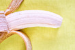 banana close up. Concept phallus