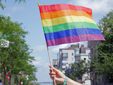 Fototapeta Tęcza - The Pride Parade, Montreal, Canada