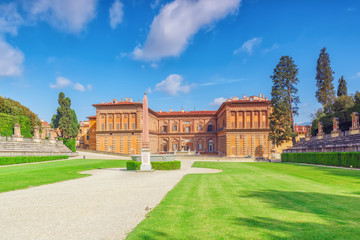 Wall Mural - Boboli Gardens (Giardino di Boboli)  in Florence - city of the Renaissance on Arno river. Italy.