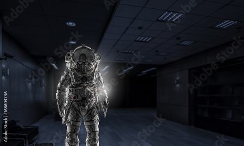 Cuadros en Lienzo Space suit design. Mixed media