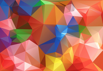 Wall Mural - Colored Geometrical  Design