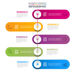 Wall Mural - Business infographics design elements template graphic illustration
