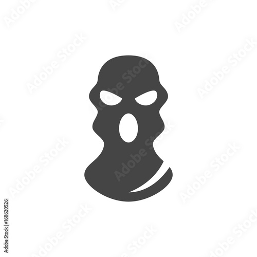 Bandit Mask Icon Vector Logo On White Background Stock Vector Adobe Stock