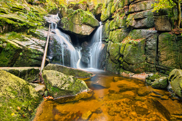 Poster - Stream in Jizera mountains, Czech Republic