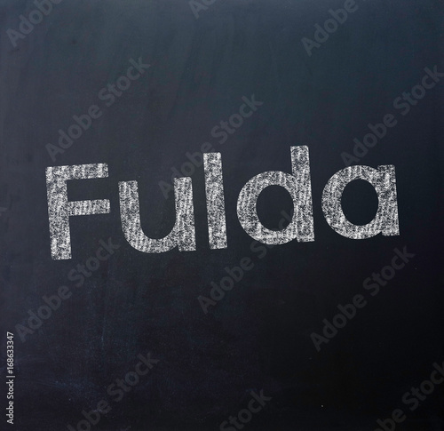 Fulda Stadt Tafel Schriftzug Buy This Stock Illustration And