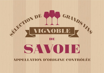 Wall Mural - Vignoble de Savoie