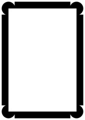 Wall Mural - vector page border a4 design for project