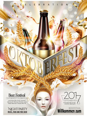 Wall Mural - Oktoberfest celebration poster