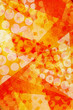 abstrakter Hintergrund in orange und gelb - grafisches Design